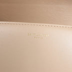 Saint Laurent Paris Carre Leather Shoulder bag in Beige 633214