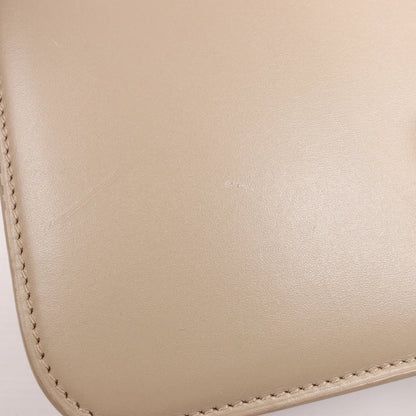 Sac bandoulière en cuir Carré Saint Laurent Paris beige 633214