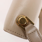 Saint Laurent Paris Carre Leather Shoulder bag in Beige 633214