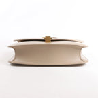 Saint Laurent Paris Carre Leather Shoulder bag in Beige 633214