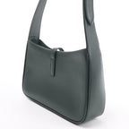 Saint Laurent Paris Le 5 a 7 Leather Shoulder Bag in Green 657228