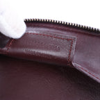 Saint Laurent Paris Sac de Jour Boston Leather 2Way Handbag in Burgundy 439263