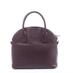 Saint Laurent Paris Sac de Jour Boston Leather 2Way Handbag in Burgundy 439263