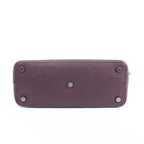 Saint Laurent Paris Sac de Jour Boston Leather 2Way Handbag in Burgundy 439263
