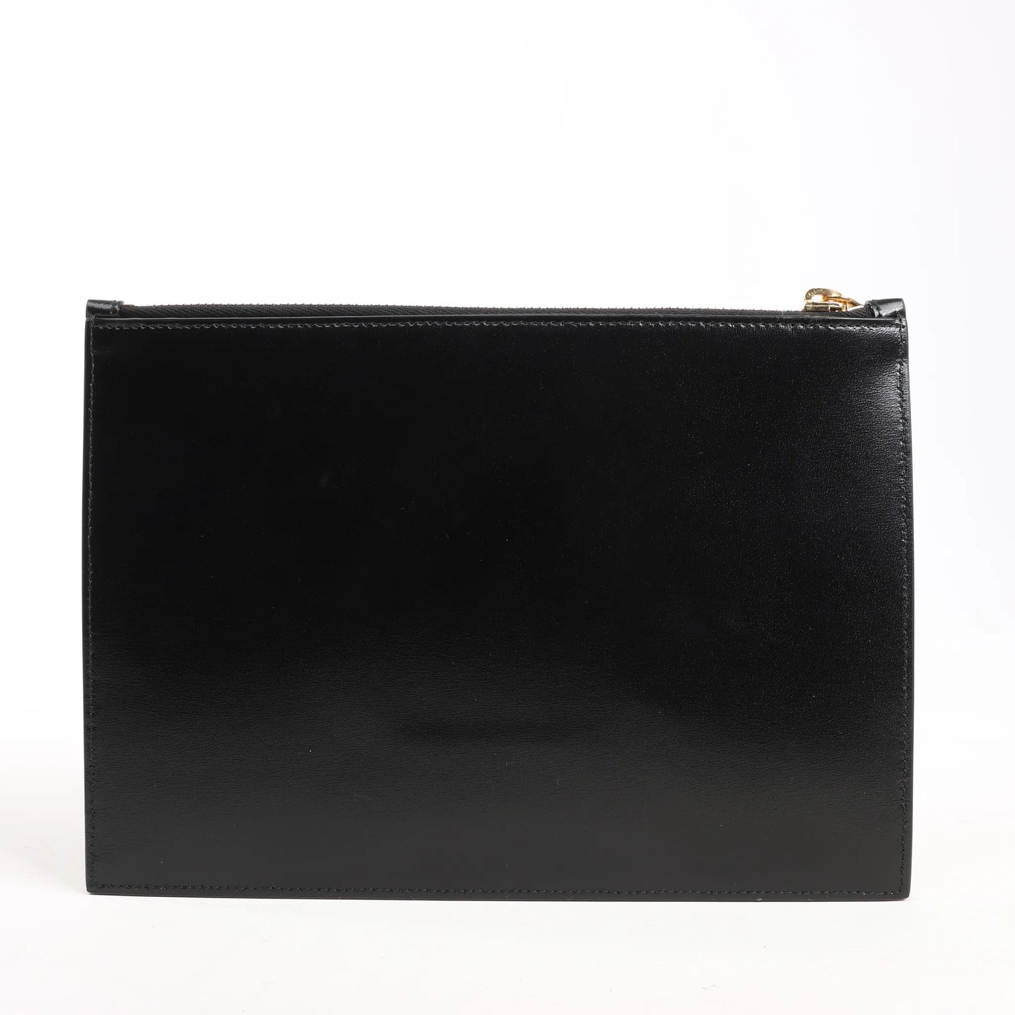 Saint Laurent Paris  Leather Clutch in Black 635098