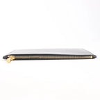 Saint Laurent Paris  Leather Clutch in Black 635098