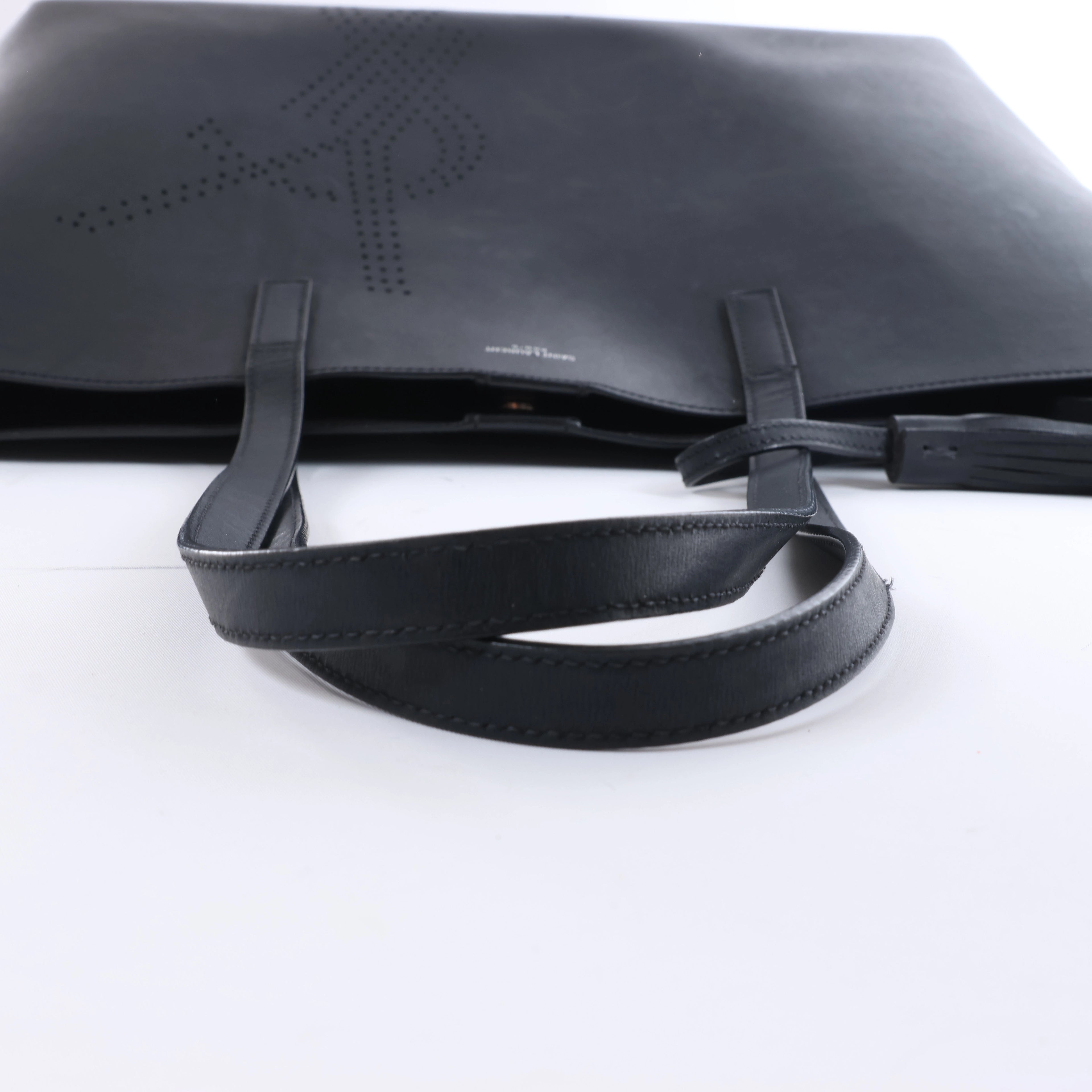 Saint Laurent Black Leather Tote Bag 509233