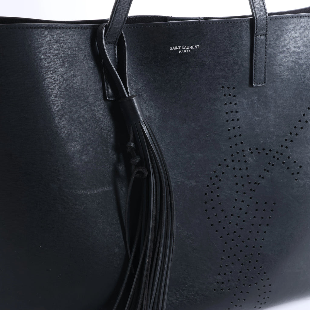 Saint Laurent Black Leather Tote Bag 509233