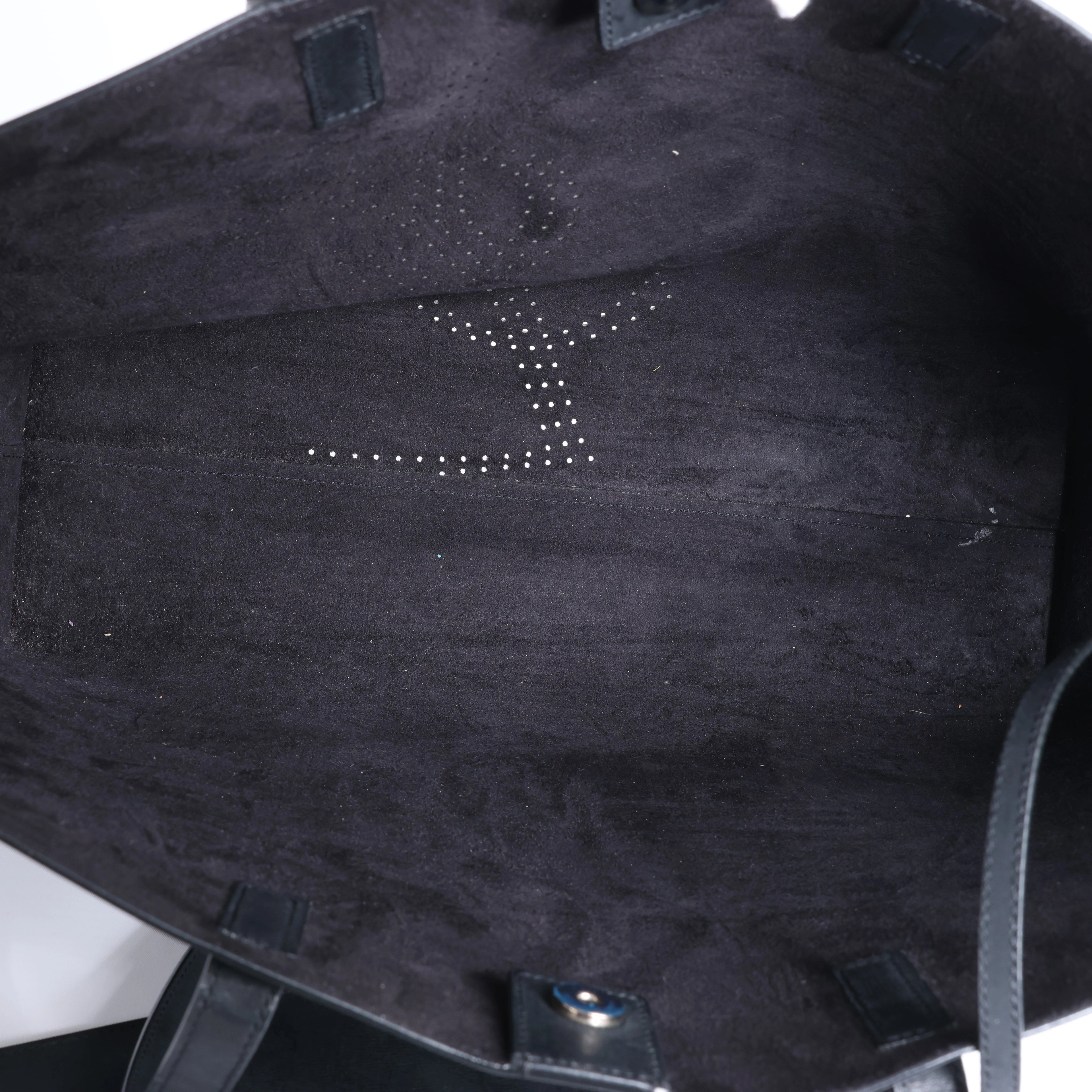 Saint Laurent Black Leather Tote Bag 509233