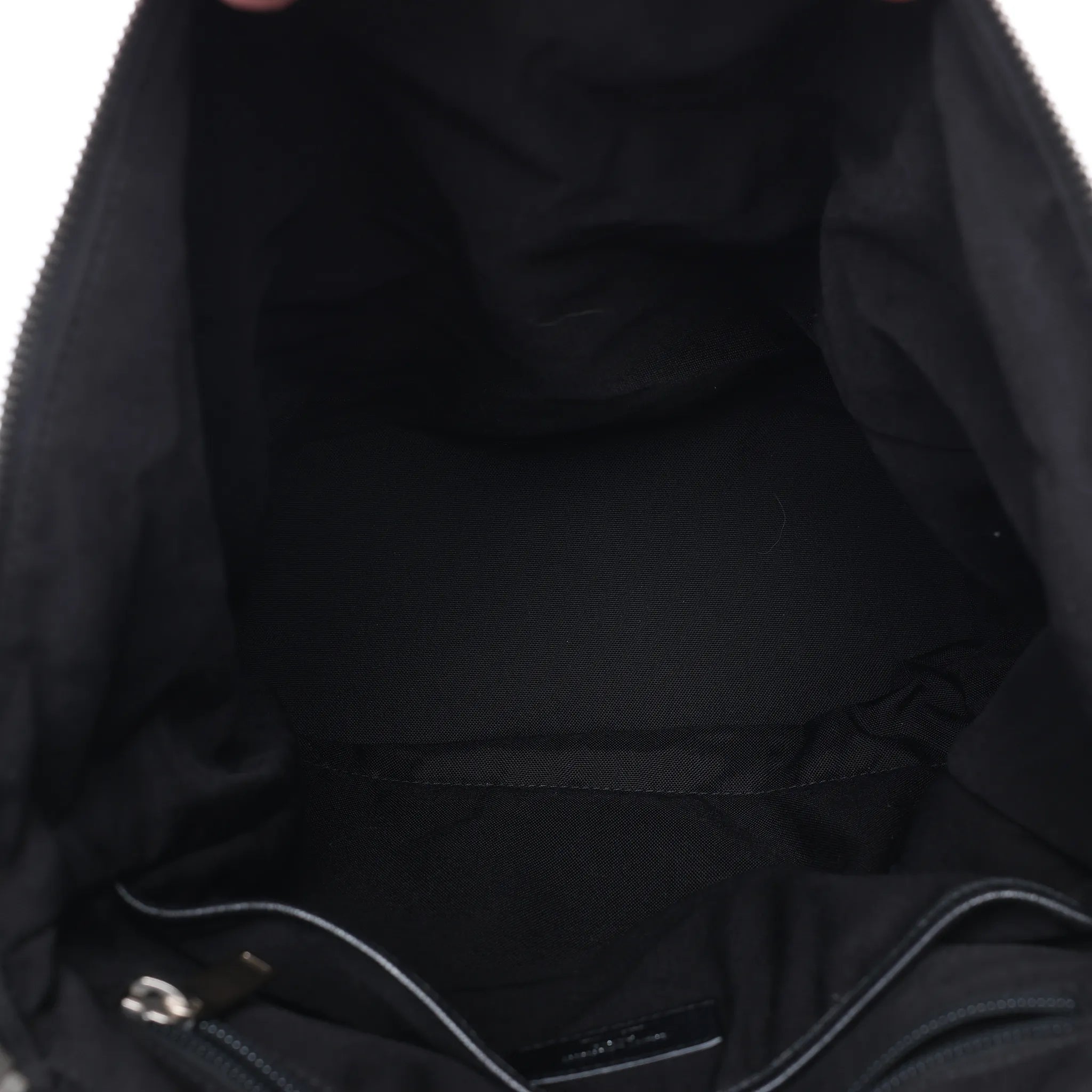 Saint Laurent Paris Sid Leather & Canvas Backpack in Black