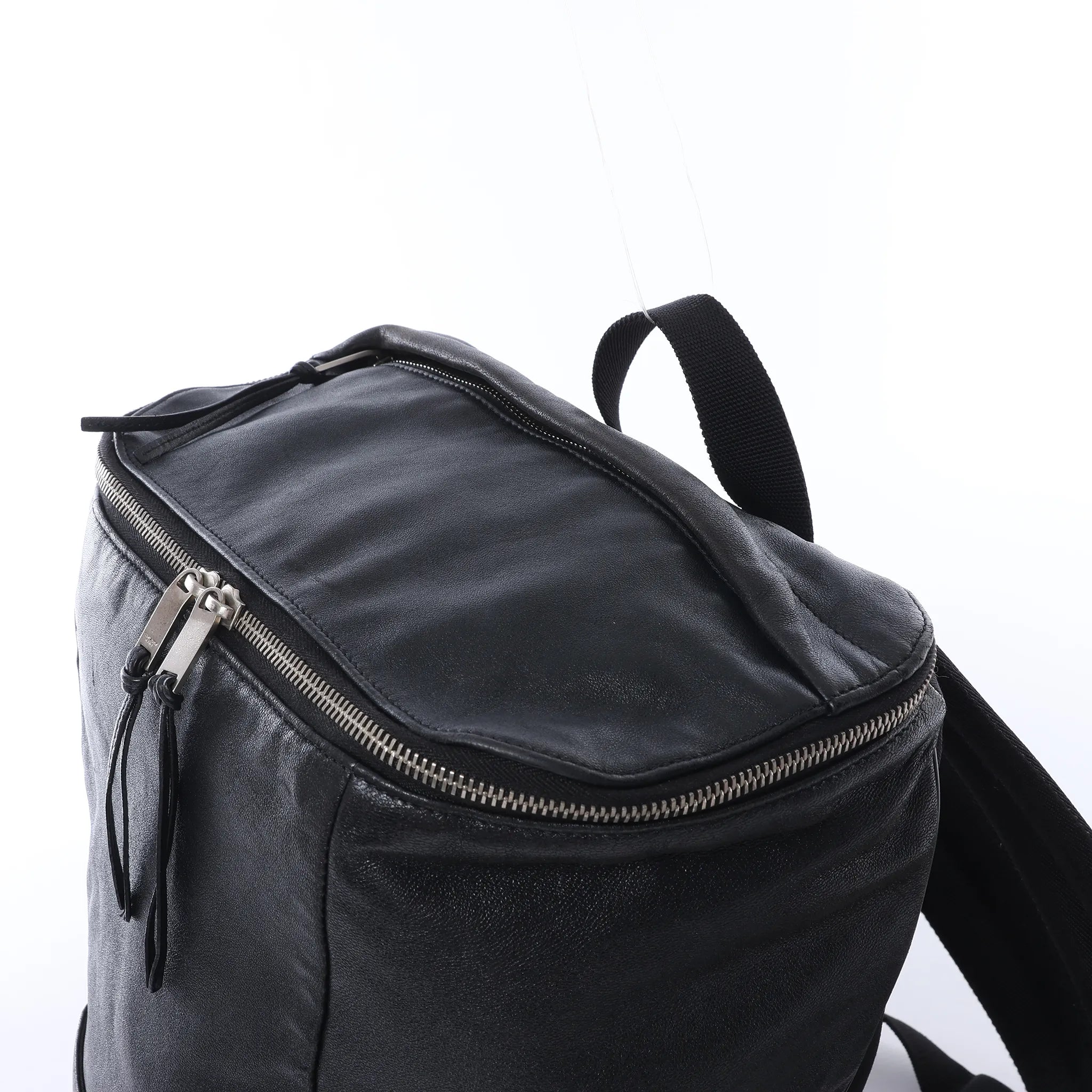 Saint Laurent Paris Sid Leather & Canvas Backpack in Black