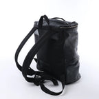 Saint Laurent Paris Sid Leather & Canvas Backpack in Black