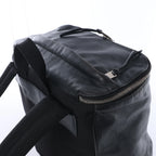 Saint Laurent Paris Sid Leather & Canvas Backpack in Black