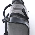 Saint Laurent Paris Livington Canvas & Leather Backpack in Gray 481005
