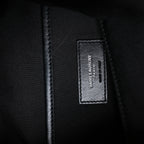 Saint Laurent Paris Livington Canvas & Leather Backpack in Gray 481005