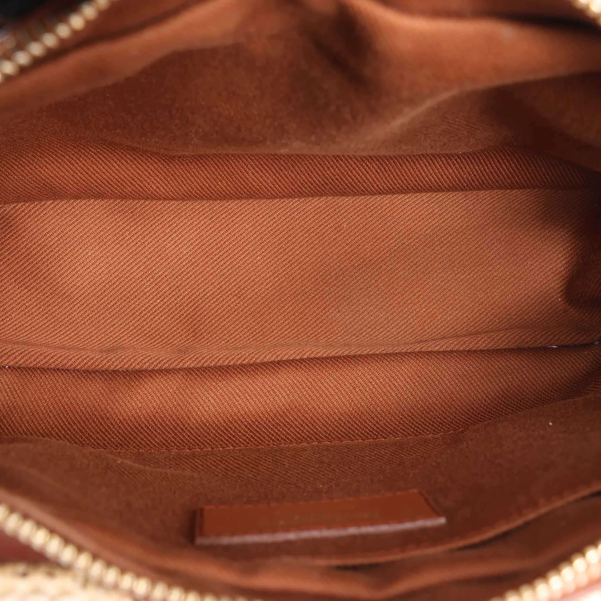 Saint Laurent Paris Lou Camera Raffia x Leather Crossbody Bag in Beige x Brown 468537