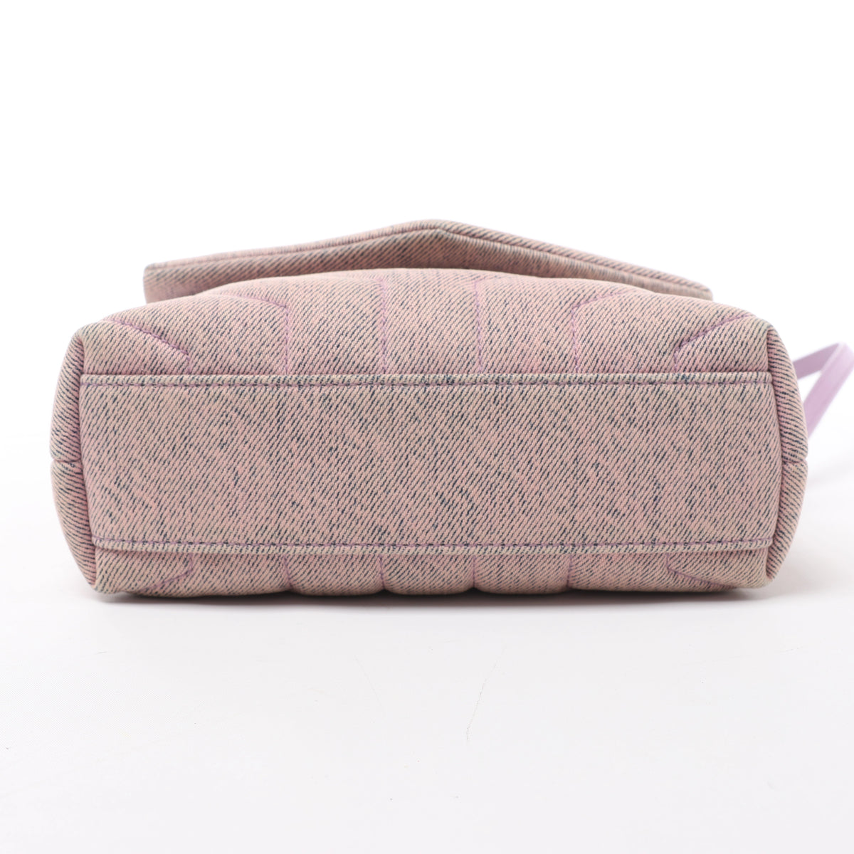 Saint Laurent Paris Loulou Canvas & Leather Shoulder Bag in Purple 678401