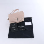 Bolso de hombro grande de piel Tribute de Saint Laurent Paris en marrón