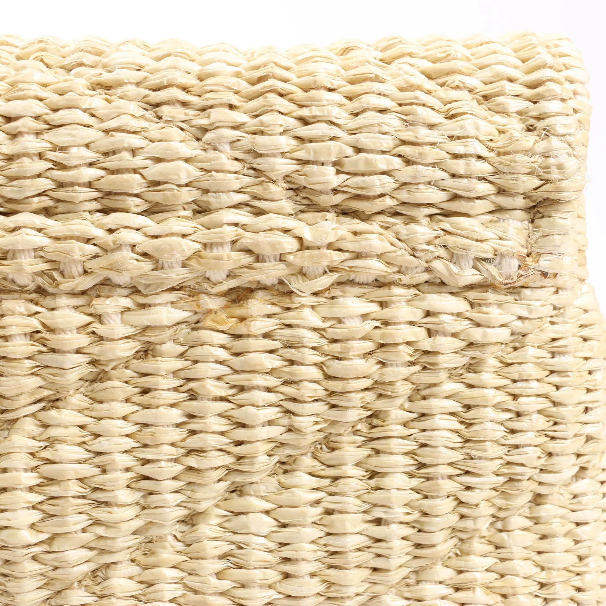 Saint Laurent Paris Loulou Raffia x Leather Crossbody Bag in Beige 467072