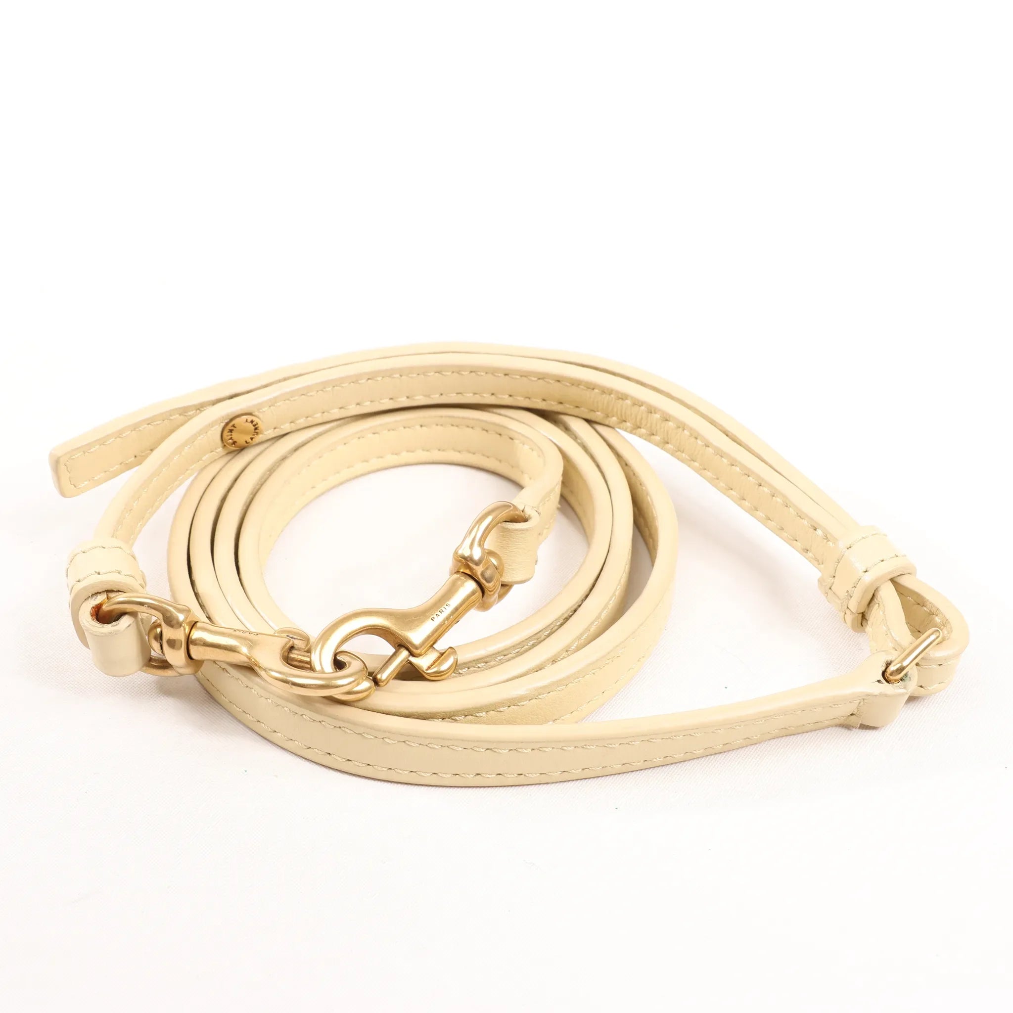 Saint Laurent Paris Loulou Raffia x Leather Crossbody Bag in Beige 467072