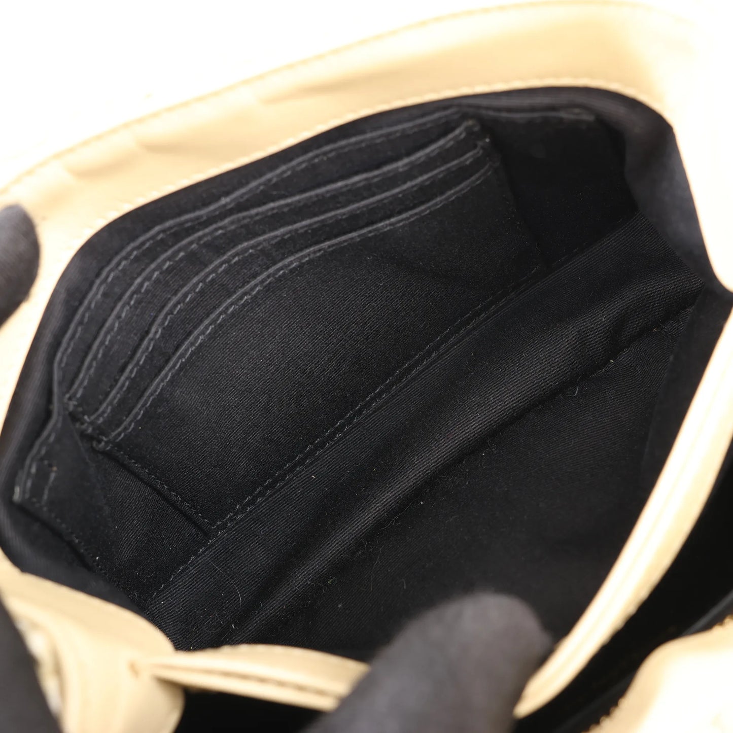 Saint Laurent Paris Loulou Raffia x Leather Crossbody Bag in Beige 467072