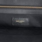 Saint Laurent Paris Manhattan Leather Shoulder bag in Black 553745