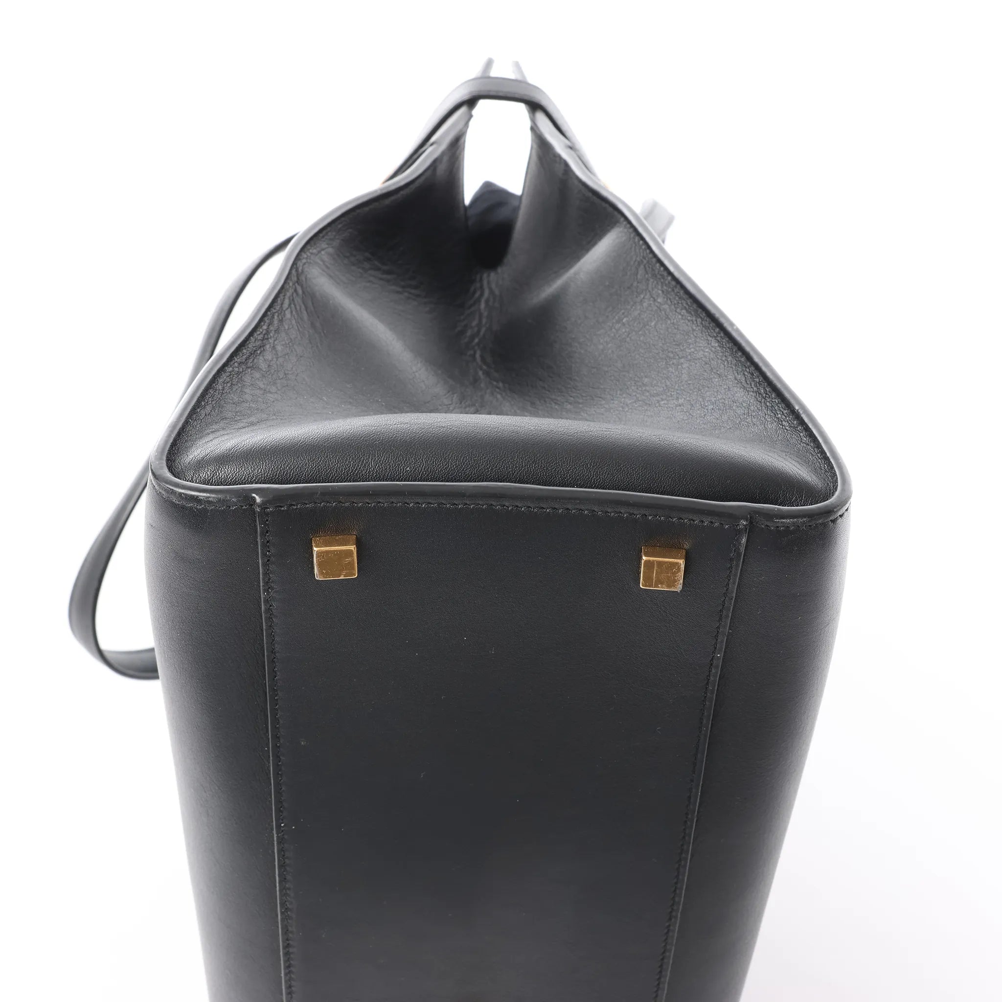 Saint Laurent Paris Manhattan Leather Shoulder bag in Black 553745