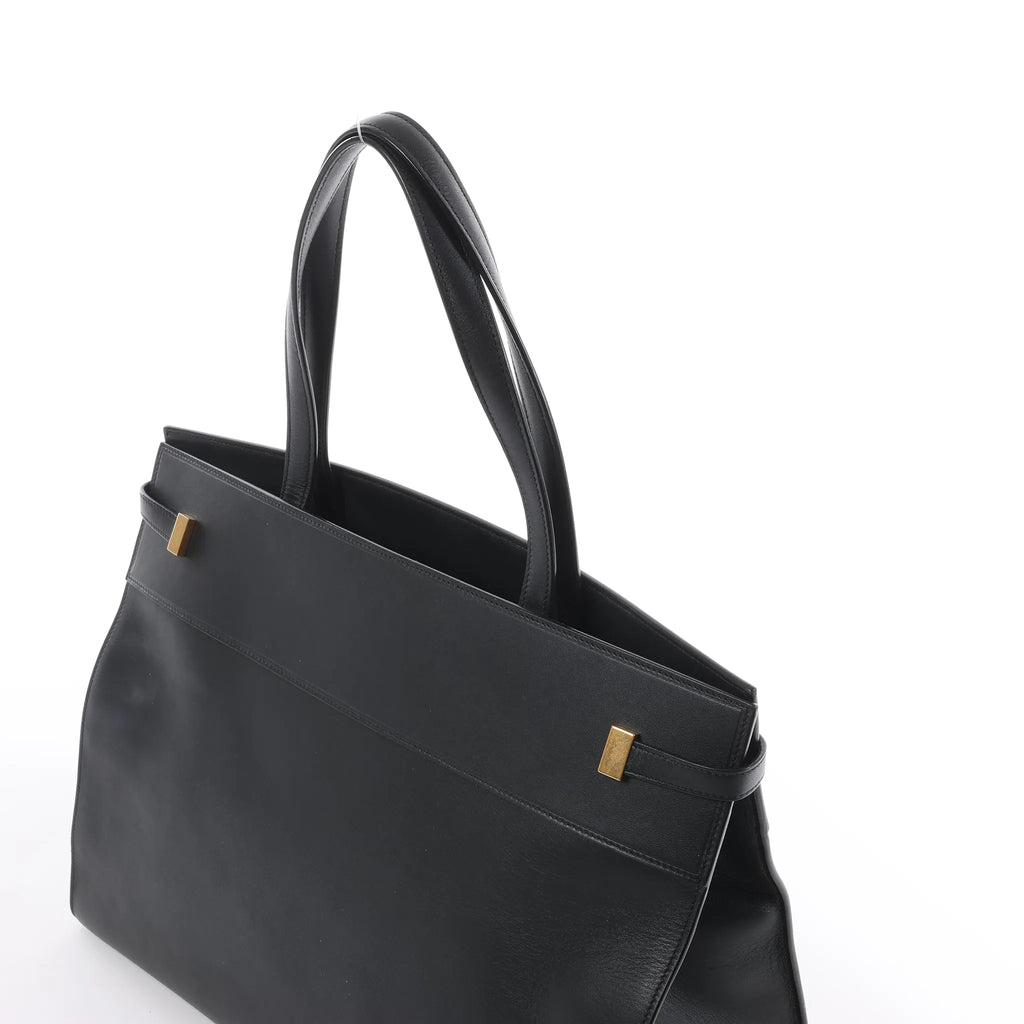 Saint Laurent Paris Manhattan Leather Shoulder bag in Black 553745