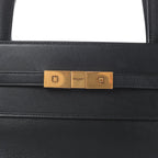 Saint Laurent Paris Manhattan Leather Shoulder bag in Black 553745