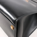 Saint Laurent Paris Manhattan Leather Shoulder bag in Black 553745