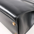 Saint Laurent Paris Manhattan Leather Shoulder bag in Black 553745