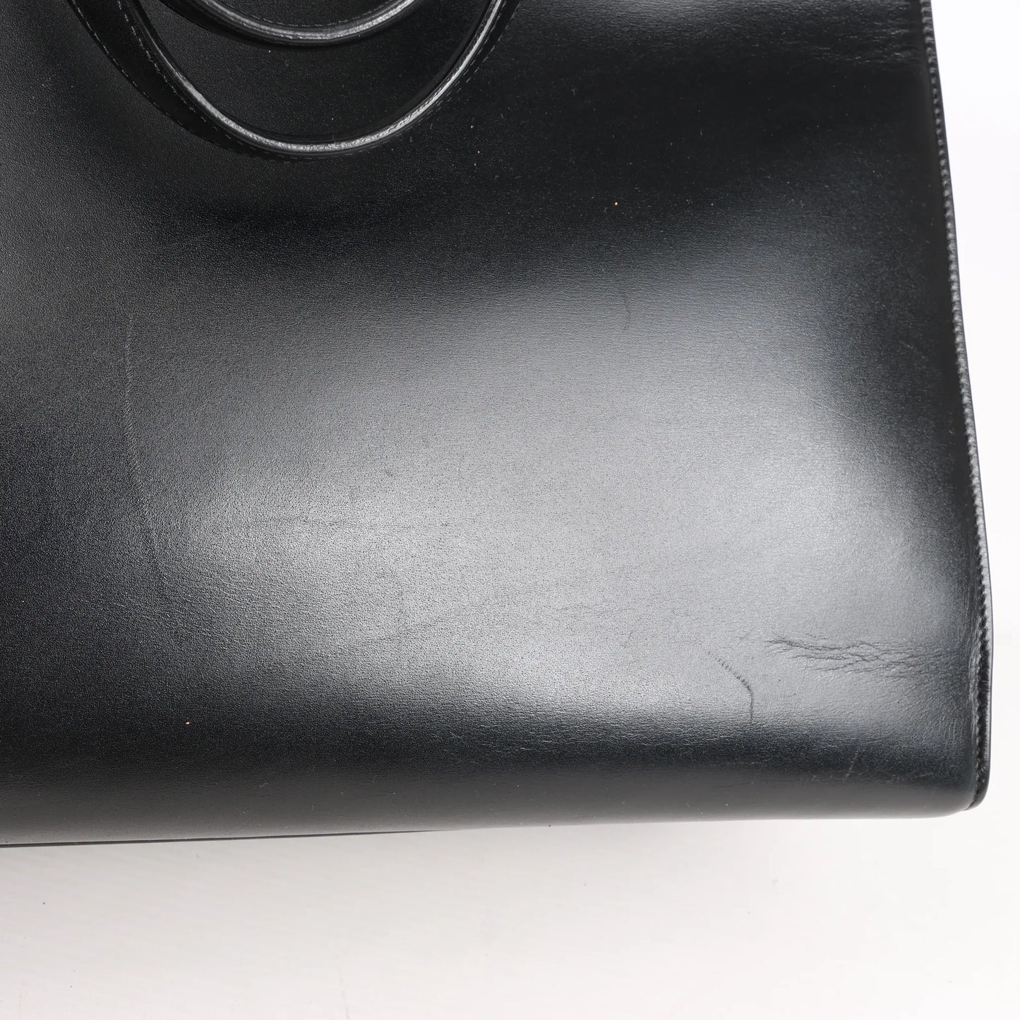 Sac bandoulière Saint Laurent Paris Manhattan en cuir noir 553745