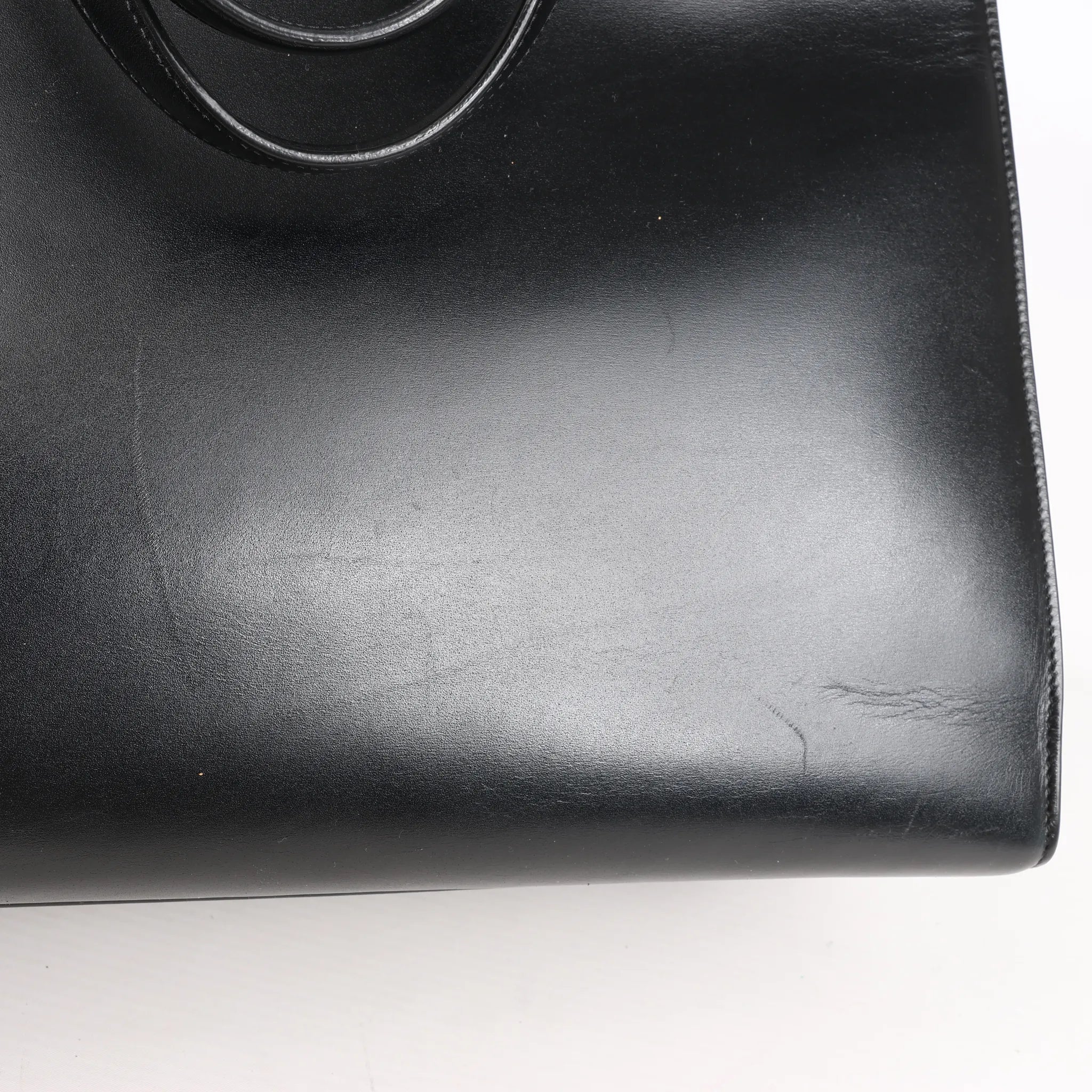 Saint Laurent Paris Manhattan Leather Shoulder bag in Black 553745