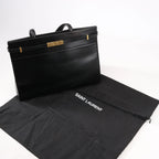Saint Laurent Paris Manhattan Leather Shoulder bag in Black 553745