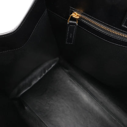 Sac bandoulière Saint Laurent Paris Manhattan en cuir noir 553745