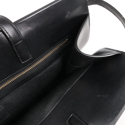 Saint Laurent Paris Manhattan Leather Shoulder bag in Black 553745