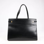 Saint Laurent Paris Manhattan Leather Shoulder bag in Black 553745