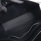 Saint Laurent Paris Manhattan Mock Croc Shoulder bag in Black 579271