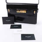 Saint Laurent Paris Manhattan Patent Leather Shoulder bag in Black 675626