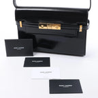 Saint Laurent Paris Manhattan Patent Leather Shoulder bag in Black 675626