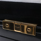 Saint Laurent Paris Manhattan Patent Leather Shoulder bag in Black 675626