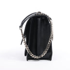 Saint Laurent Paris Medium Sunset Leather Chain Shoulder Bag in Black 498779