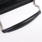 Saint Laurent Paris Medium Sunset Leather Chain Shoulder Bag in Black 498779