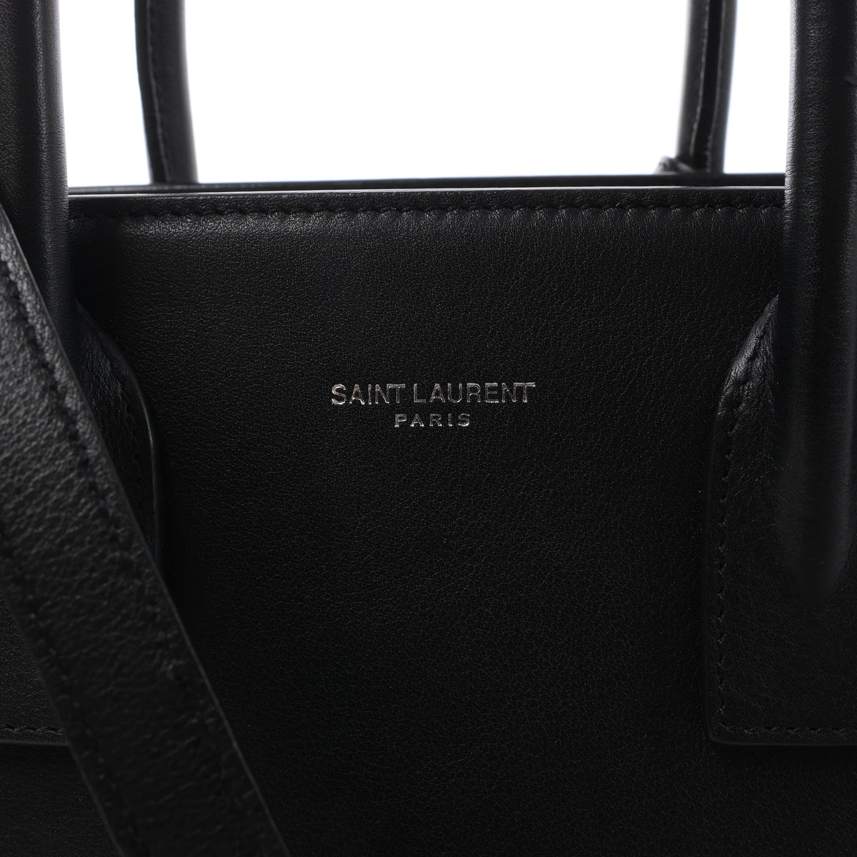 Saint Laurent Paris Sac de Jour Small Multi-Patch Leather 2Way Handbag in Black