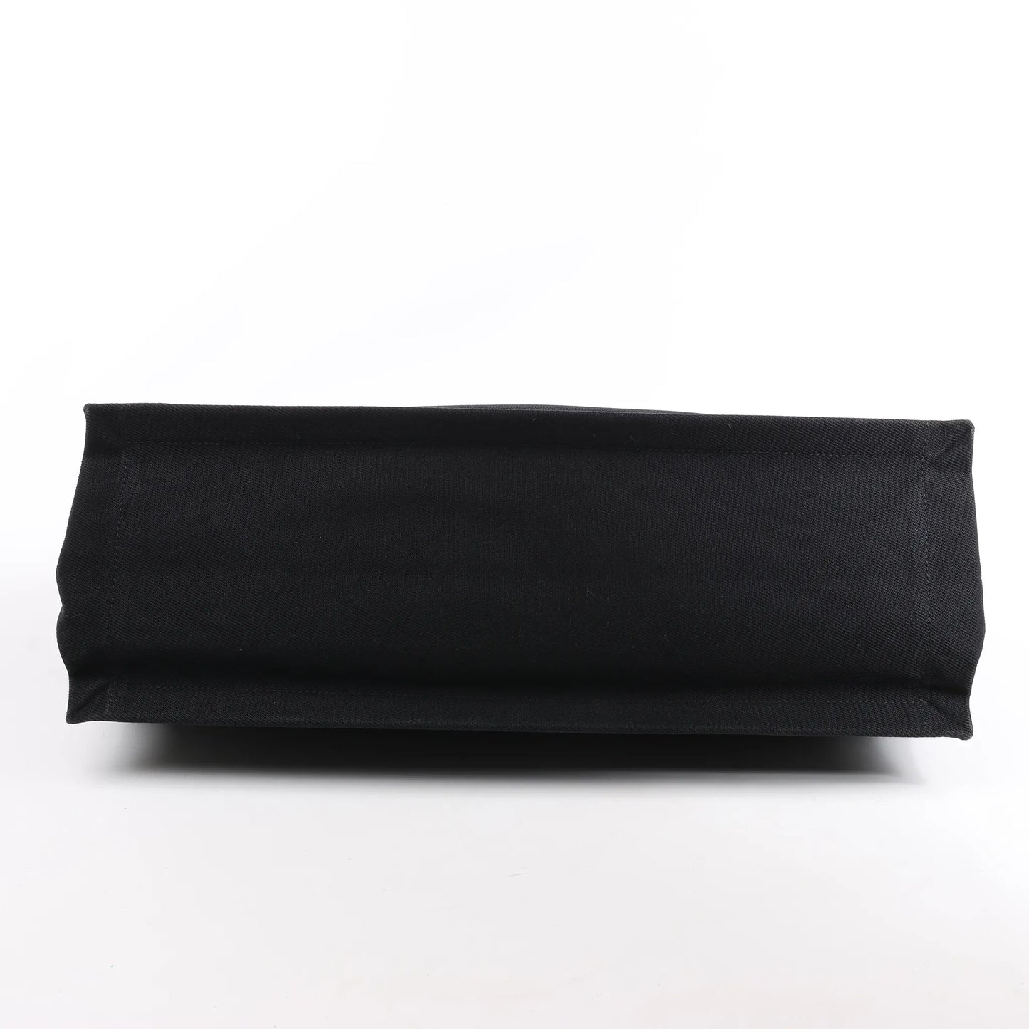 Grand sac cabas Saint Laurent Rive Gauche en toile imprimée et cuir noir 509415