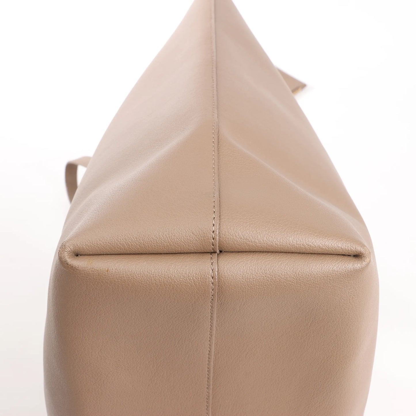 Saint Laurent Paris Shopping Leather Shoulder Bag in Beige 394195