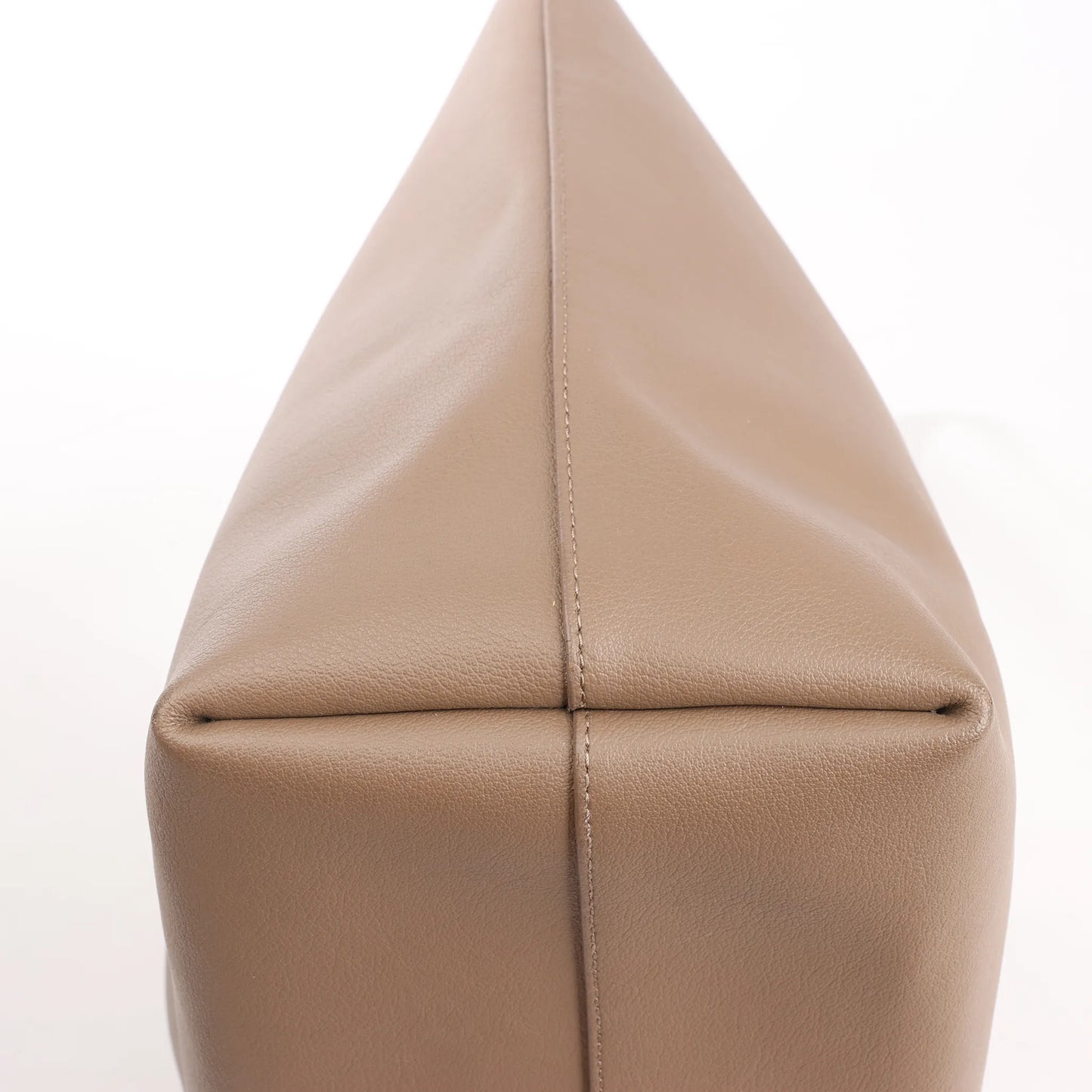 Saint Laurent Paris Shopping Leather Shoulder Bag in Beige 394195