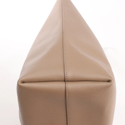 Saint Laurent Paris Shopping Leather Shoulder Bag in Beige 394195