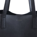 Saint Laurent Paris Sac Shopping Leather Tote bag in Black