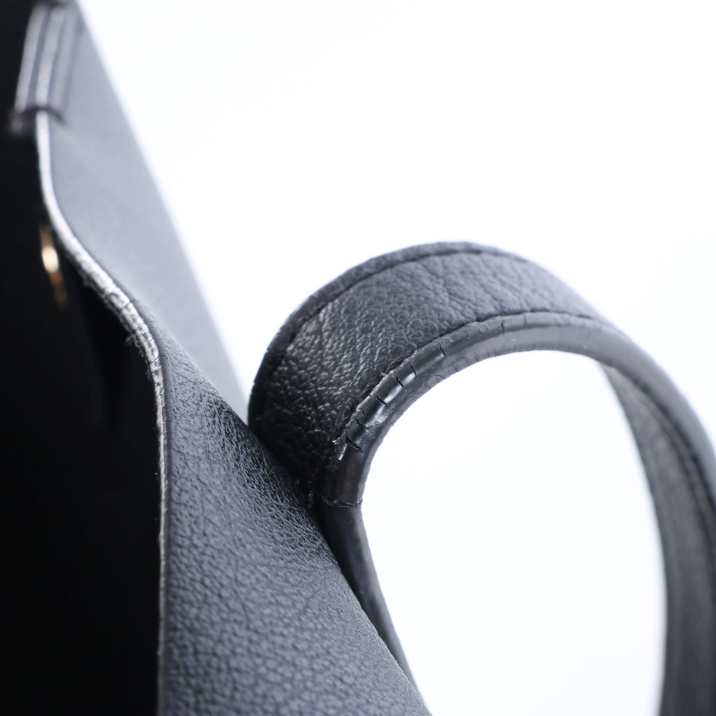 Saint Laurent Paris Sac Shopping Leather Tote bag in Black